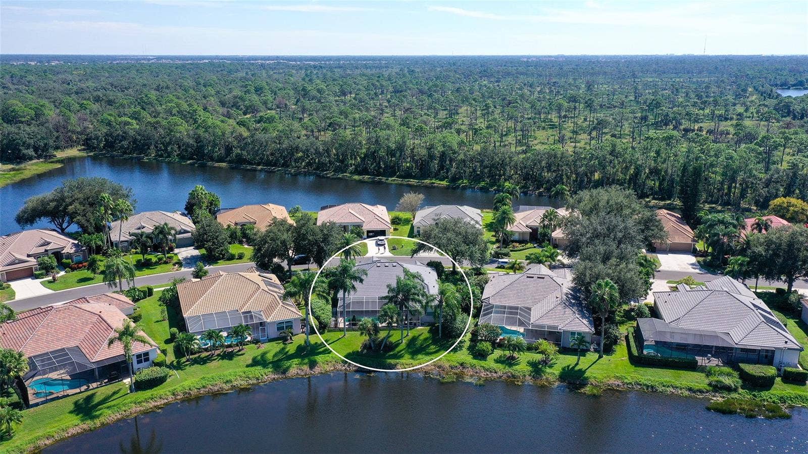 335 PARK TRACE BOULEVARD, Osprey, FL 34229 Rear View of property