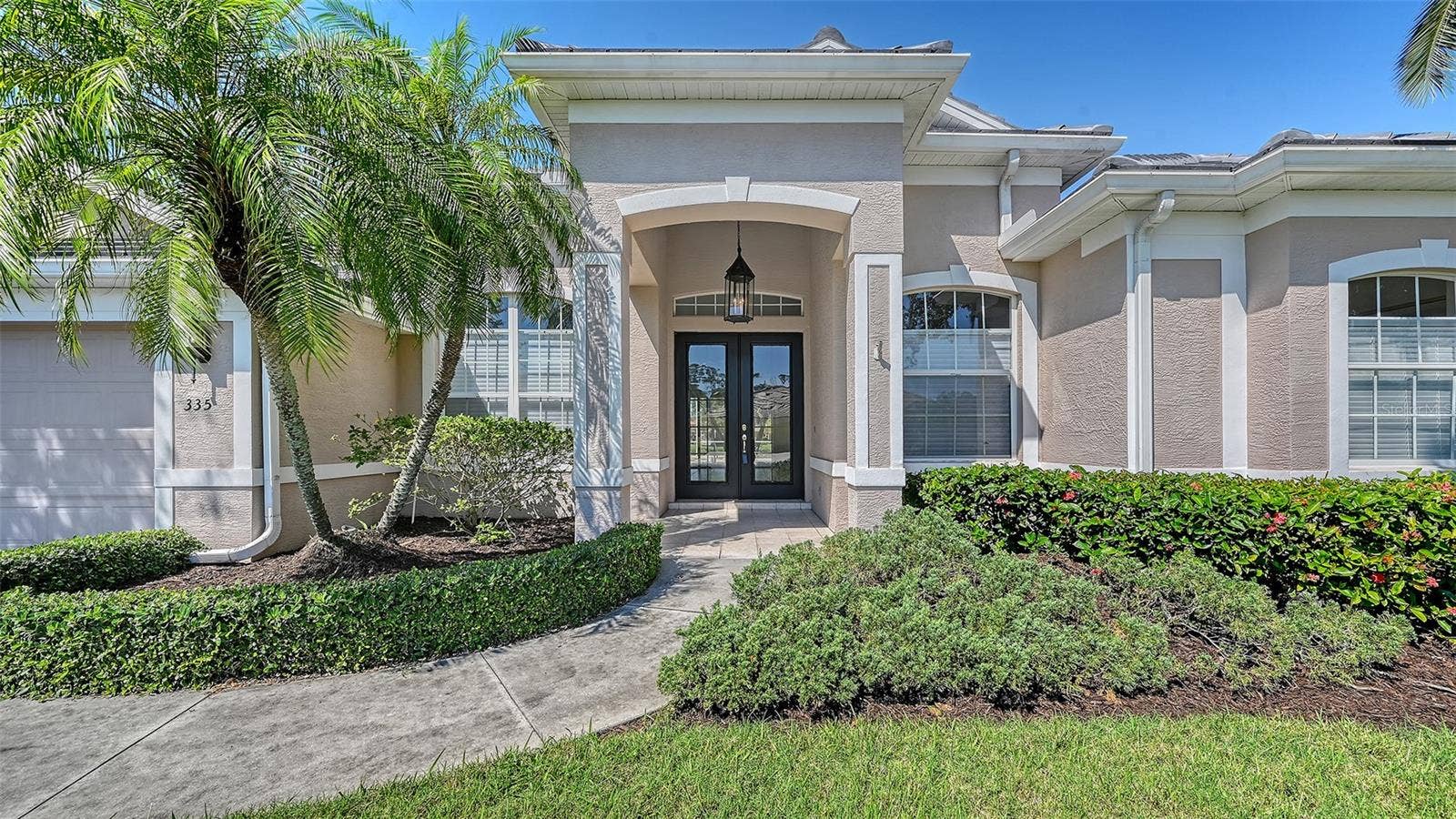 335 PARK TRACE BOULEVARD, Osprey, FL 34229 Two car expanded garage with work bench