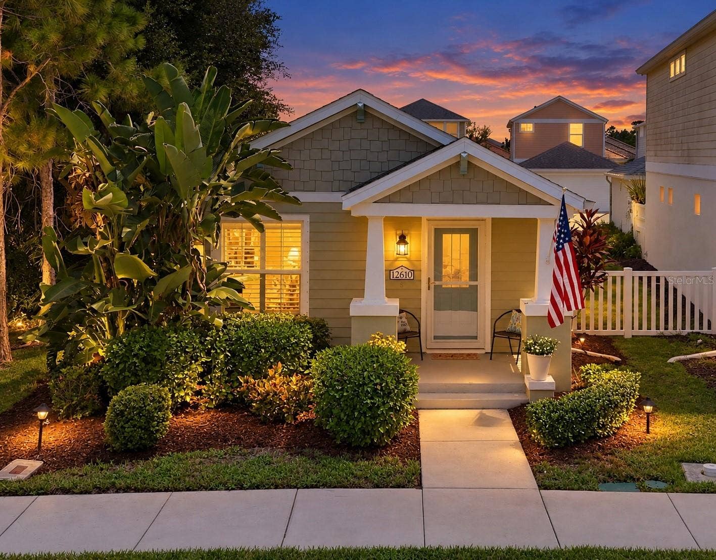 12610 SHIMMERING OAK CIRCLE, Venice, FL 34293 Virtual Twilight - Grand Palm 12610 Shimmering Oak Cir Venice FL 34293