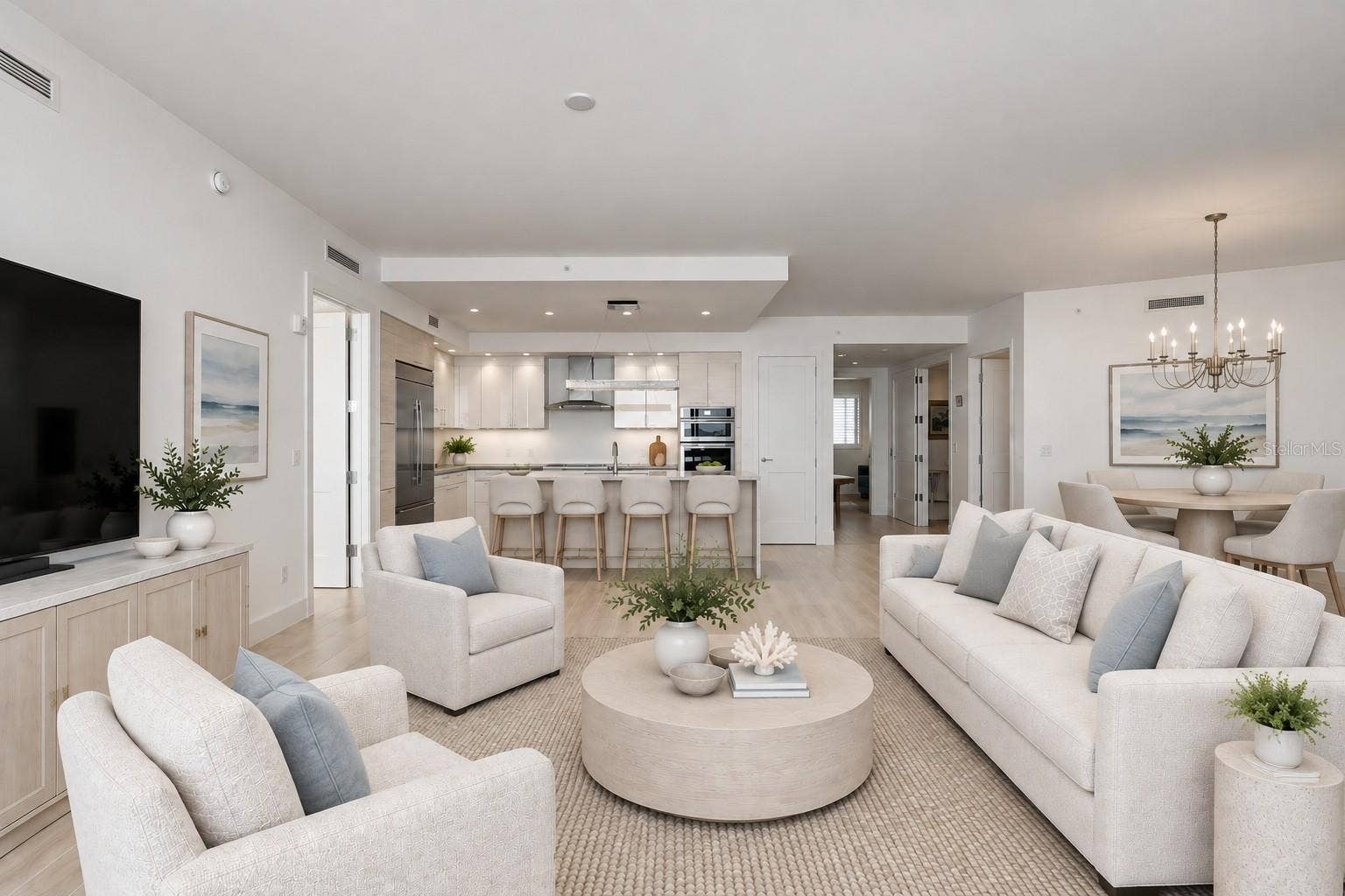 Virtually Stage- Open Concept Floor Plan