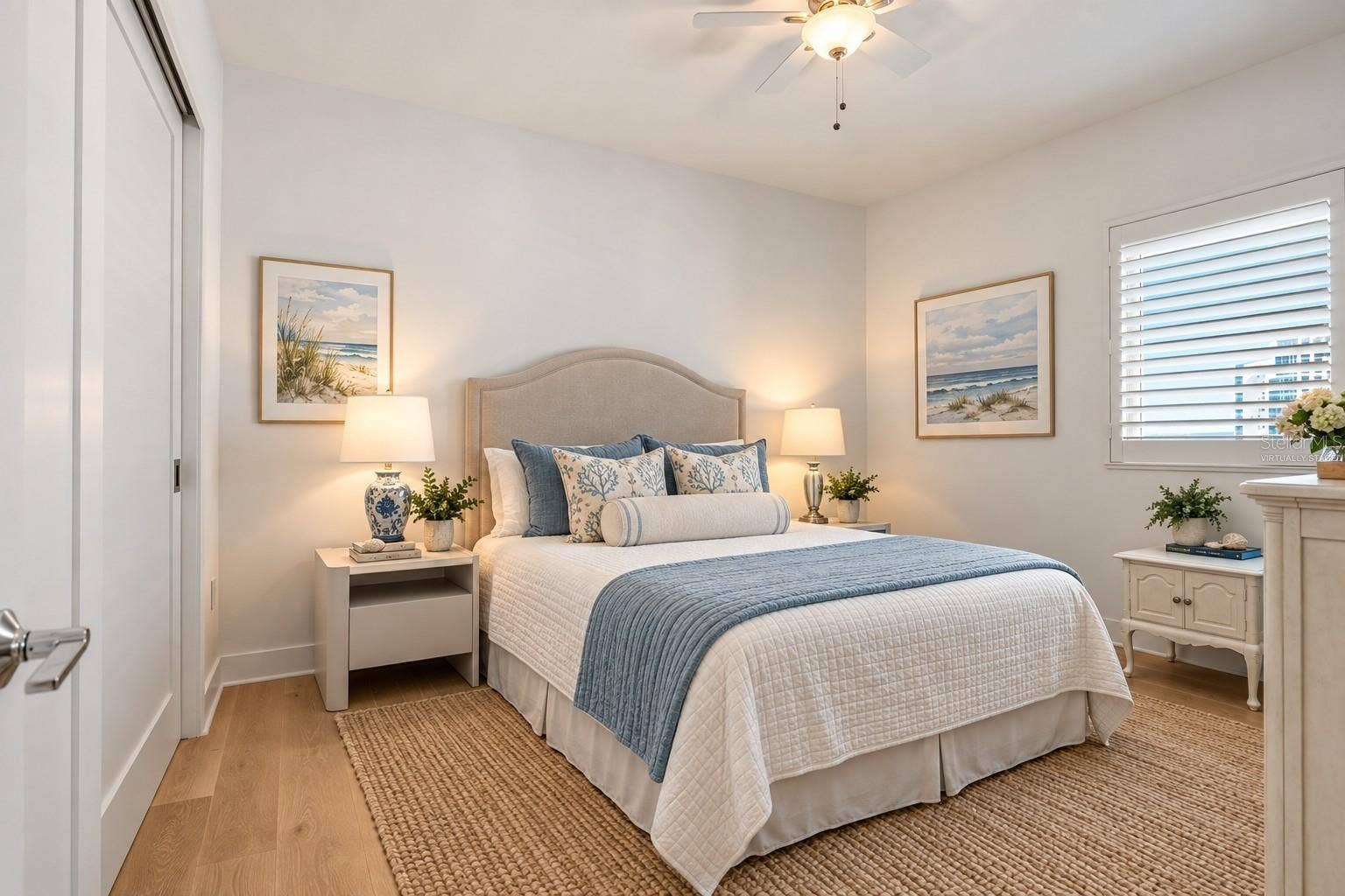Virtually Staged- Guest Bedroom