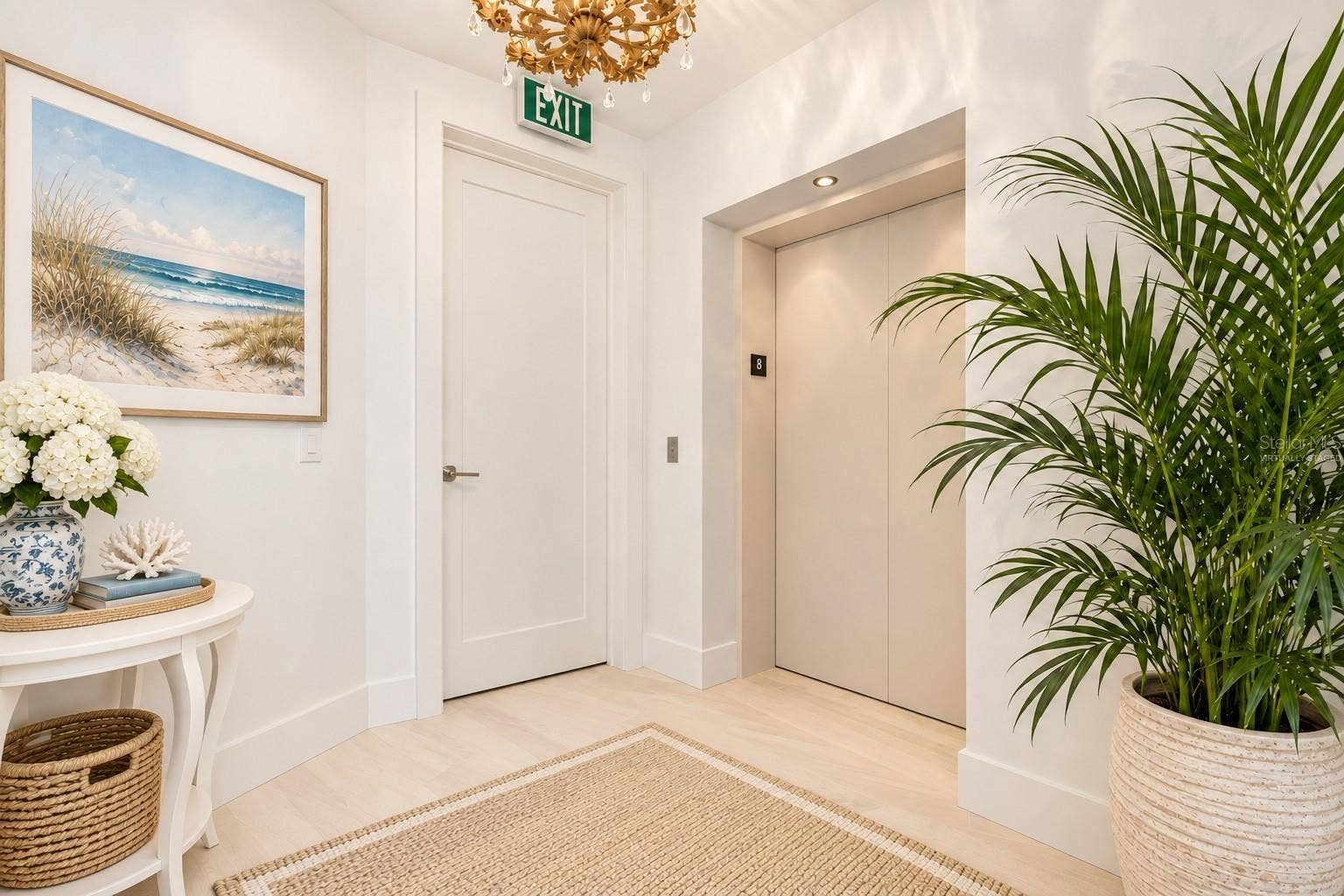Virtually Staged- Private Entry Foyer