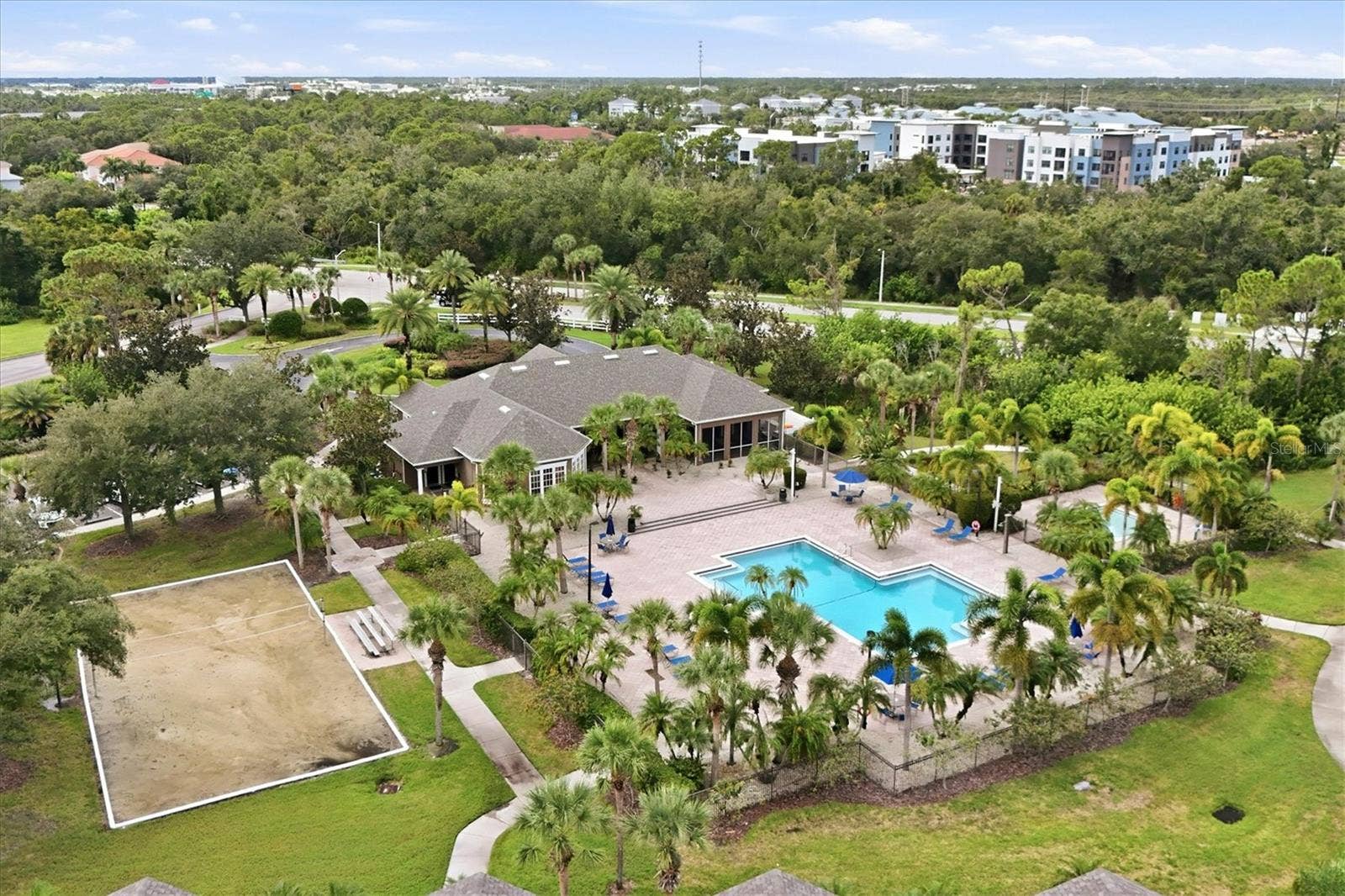8926 MANOR LOOP, #103, Bradenton, FL 34202 Community Pool and Spa and Volleyball Courts