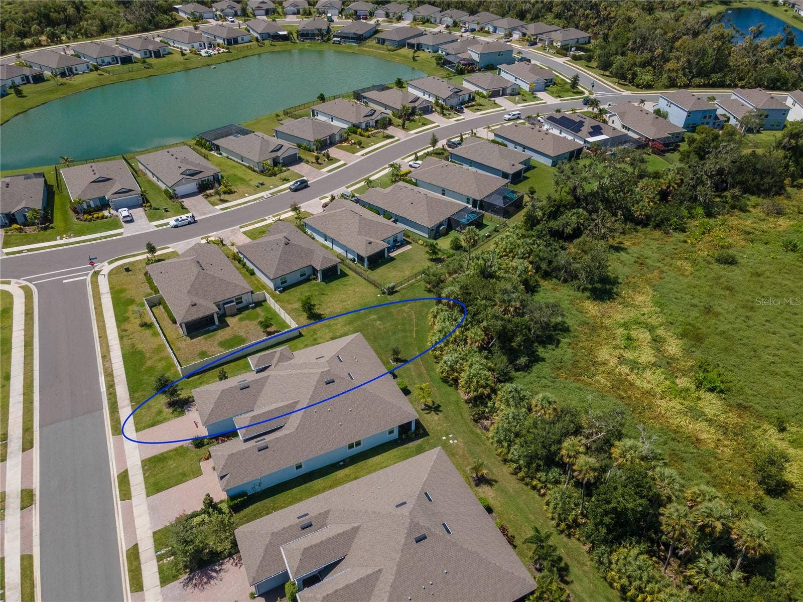 5706 MEZZANA RUN, Palmetto, FL 34221 Aerial View
