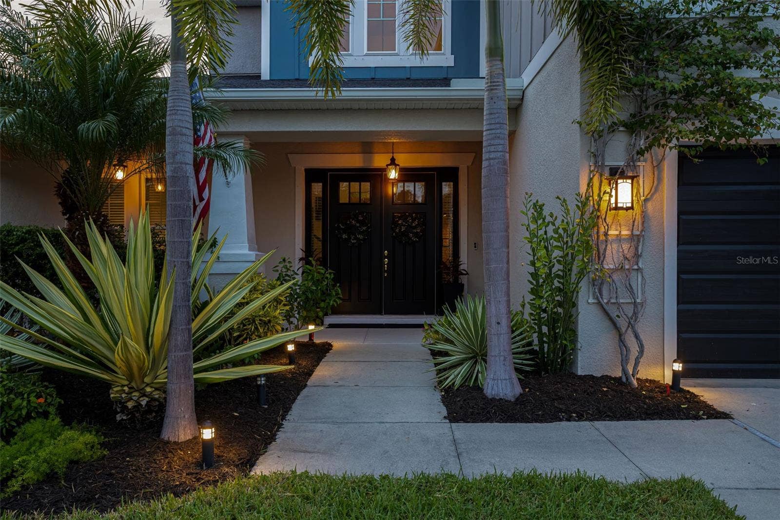 Welcoming front entry that sets the tone for this beautiful home