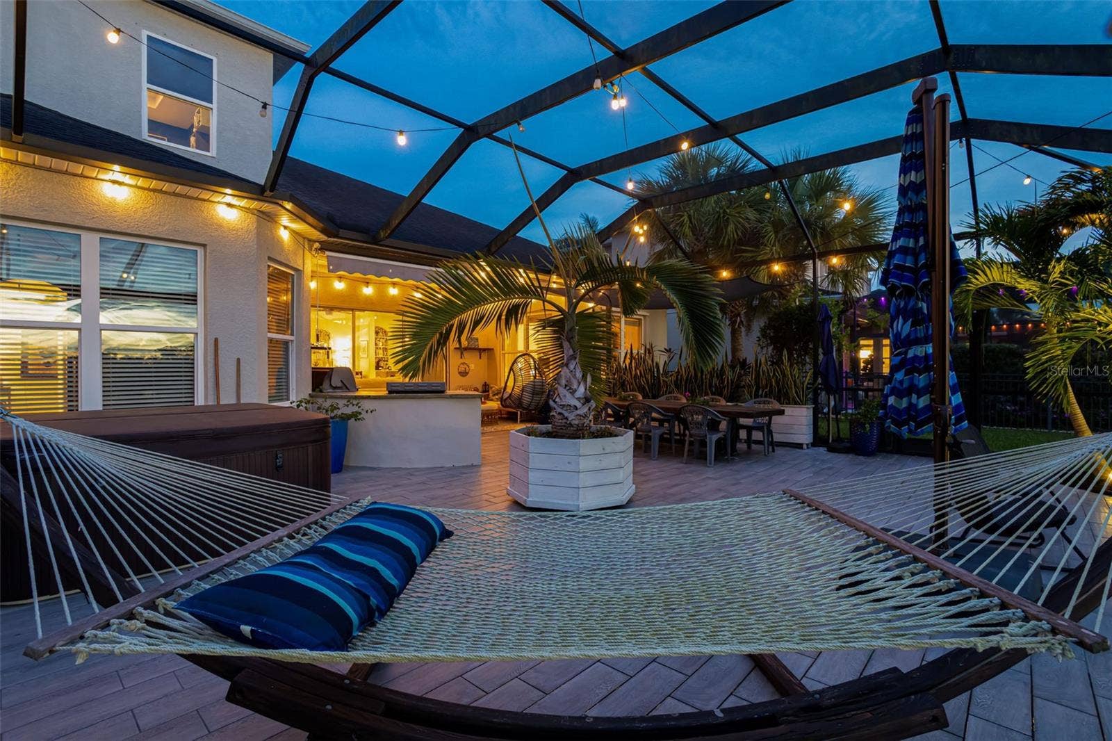 The perfect spot to relax, unwind, and enjoy the outdoors. Featuring a HOT TUB.