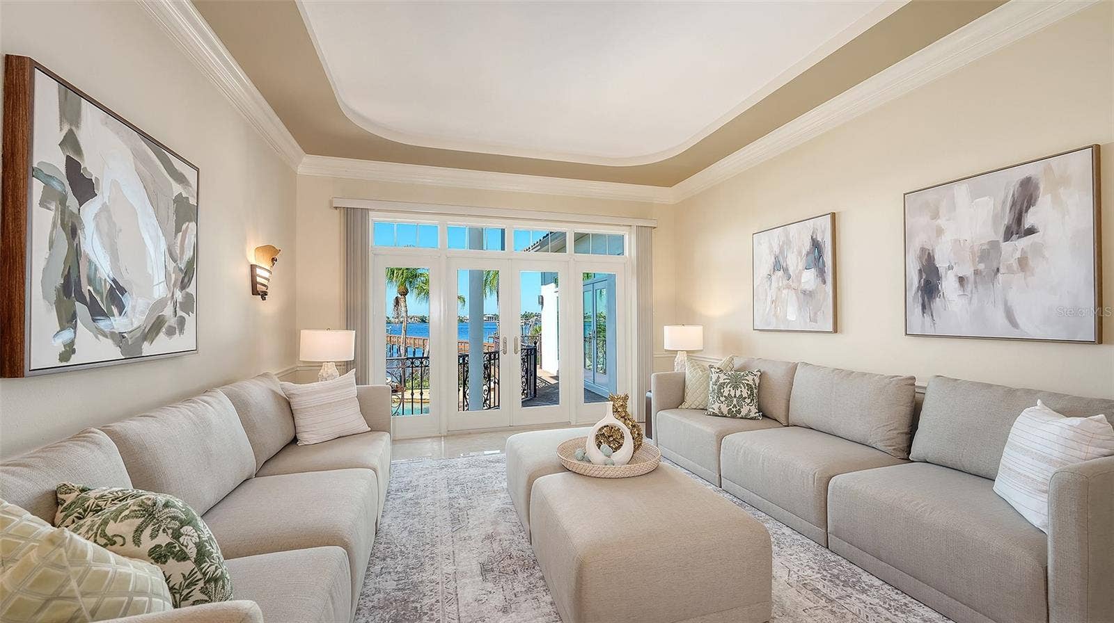 2115 LYCHEE LANE, Nokomis, FL 34275 formal sitting area with spectacular views