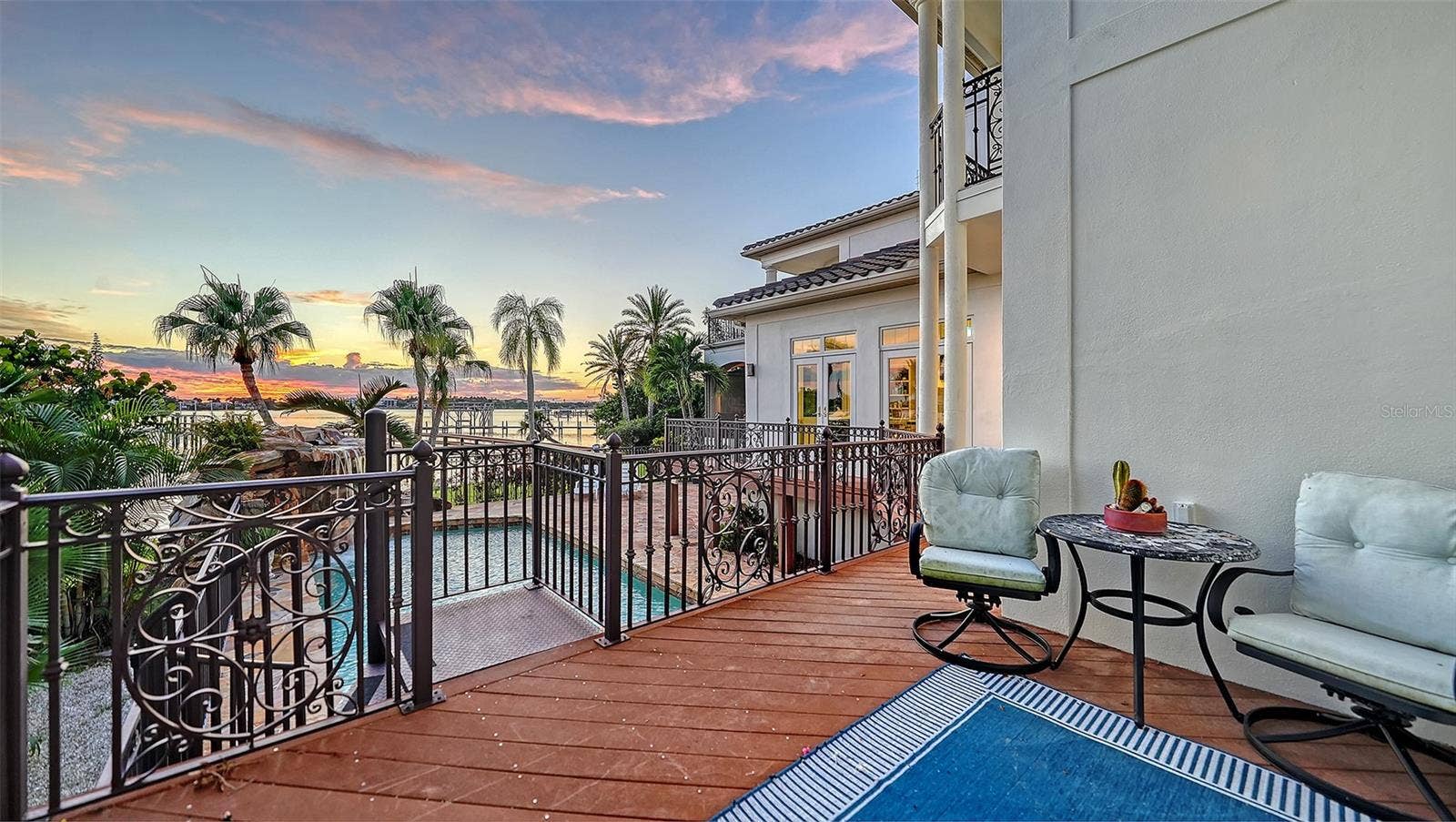 2115 LYCHEE LANE, Nokomis, FL 34275 balcony off the first floor owners suite and what a stunning view