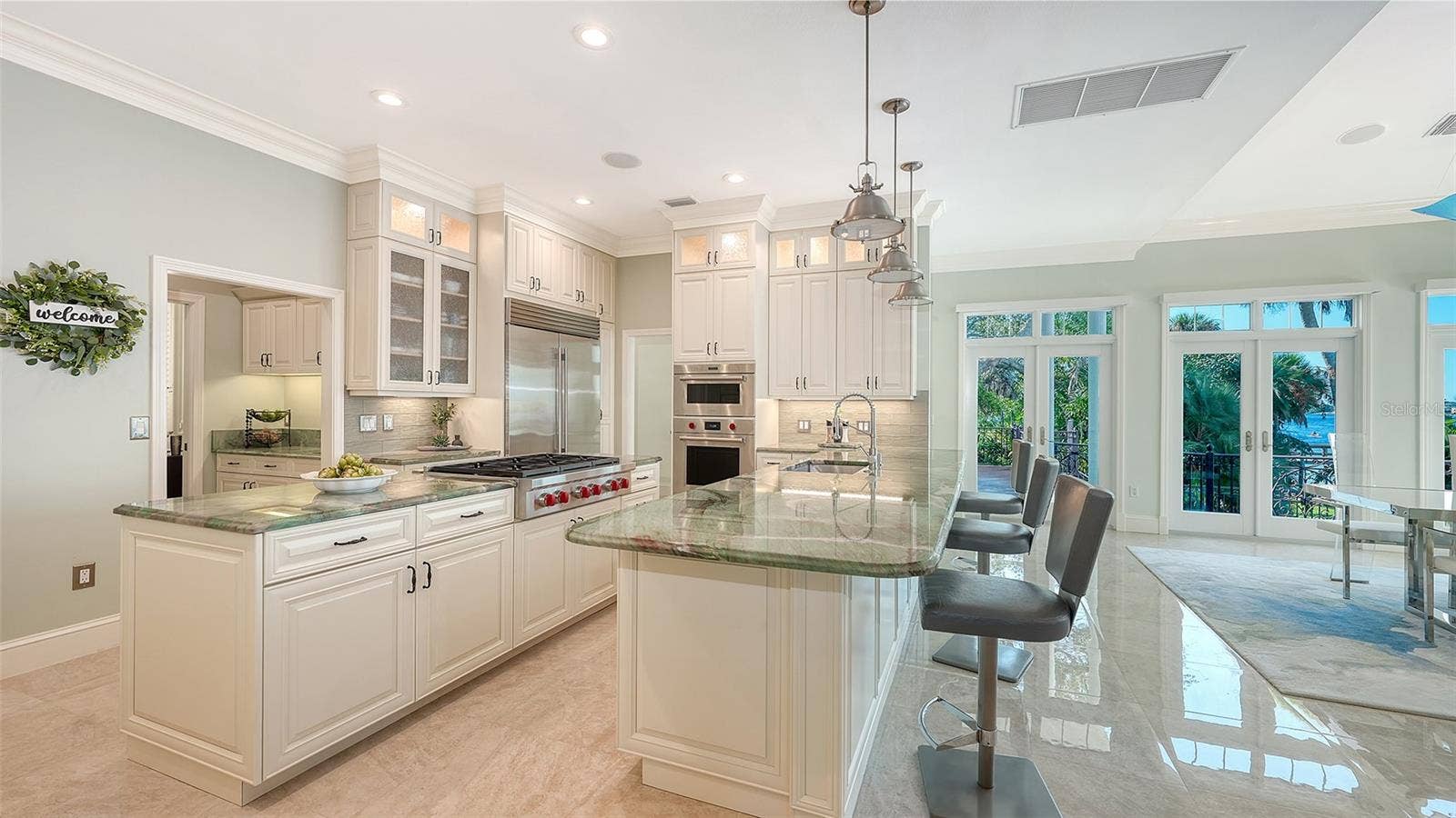 2115 LYCHEE LANE, Nokomis, FL 34275 Kitchen view from family room