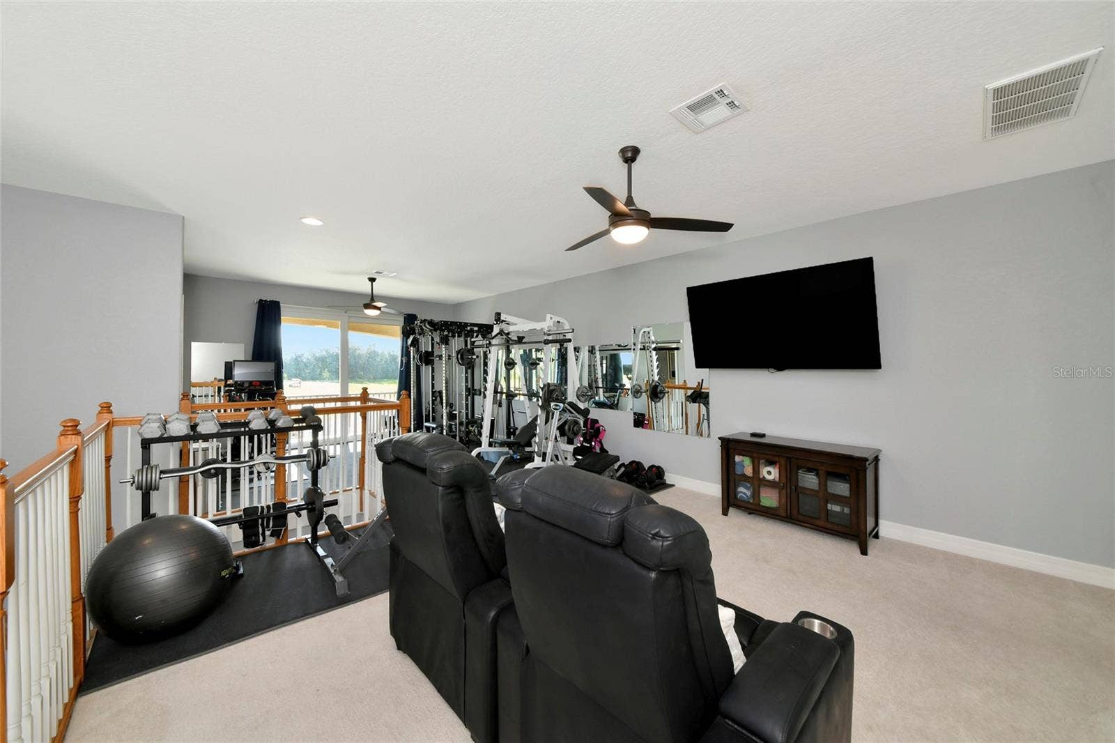 817 MARITIME COURT, Bradenton, FL 34212 upstairs bonus room with balcony and full bath