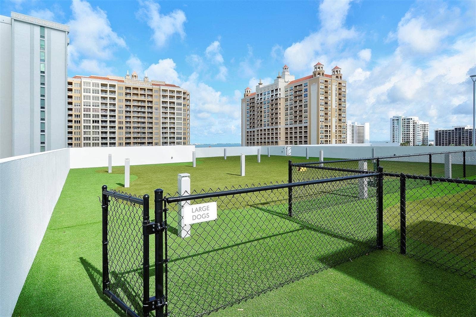 1155 N GULFSTREAM AVENUE, #207, Sarasota, FL 34236 The rooftop dog park offers spectacular panoramic views, giving your four-legged residents a view to rival the best in the building.
