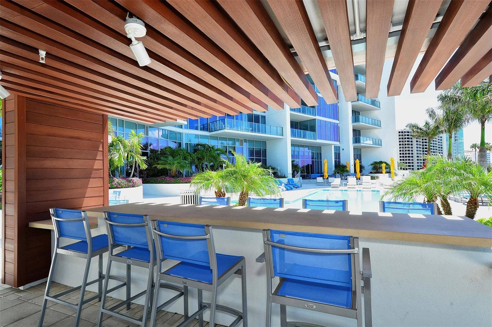 1155 N GULFSTREAM AVENUE, #207, Sarasota, FL 34236 Enjoy poolside grilling and al fresco dining in a relaxed, resort-style setting.