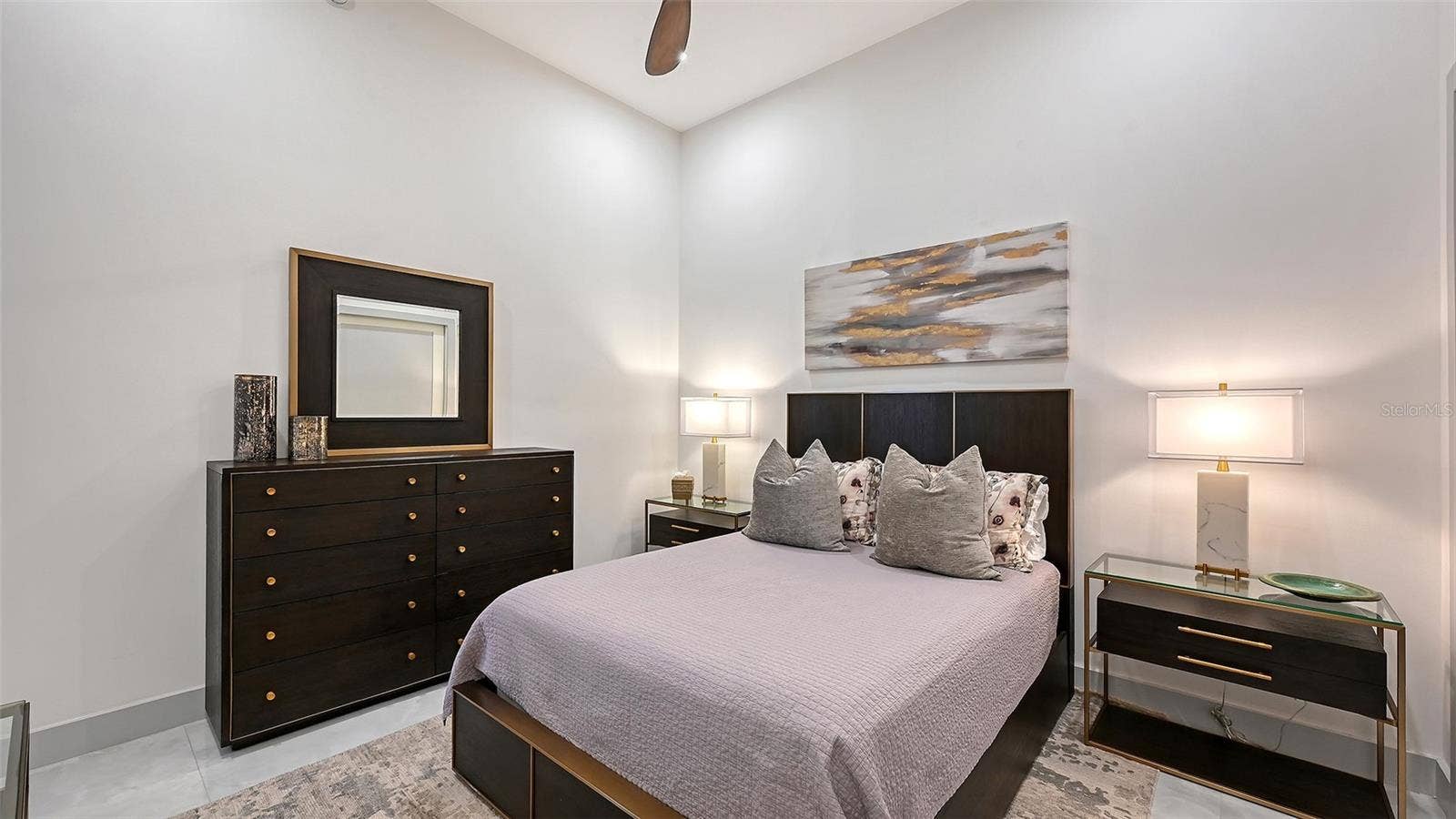 1155 N GULFSTREAM AVENUE, #207, Sarasota, FL 34236 A spacious second bedroom featuring impressive 12-foot ceilings and an airy, open feel.