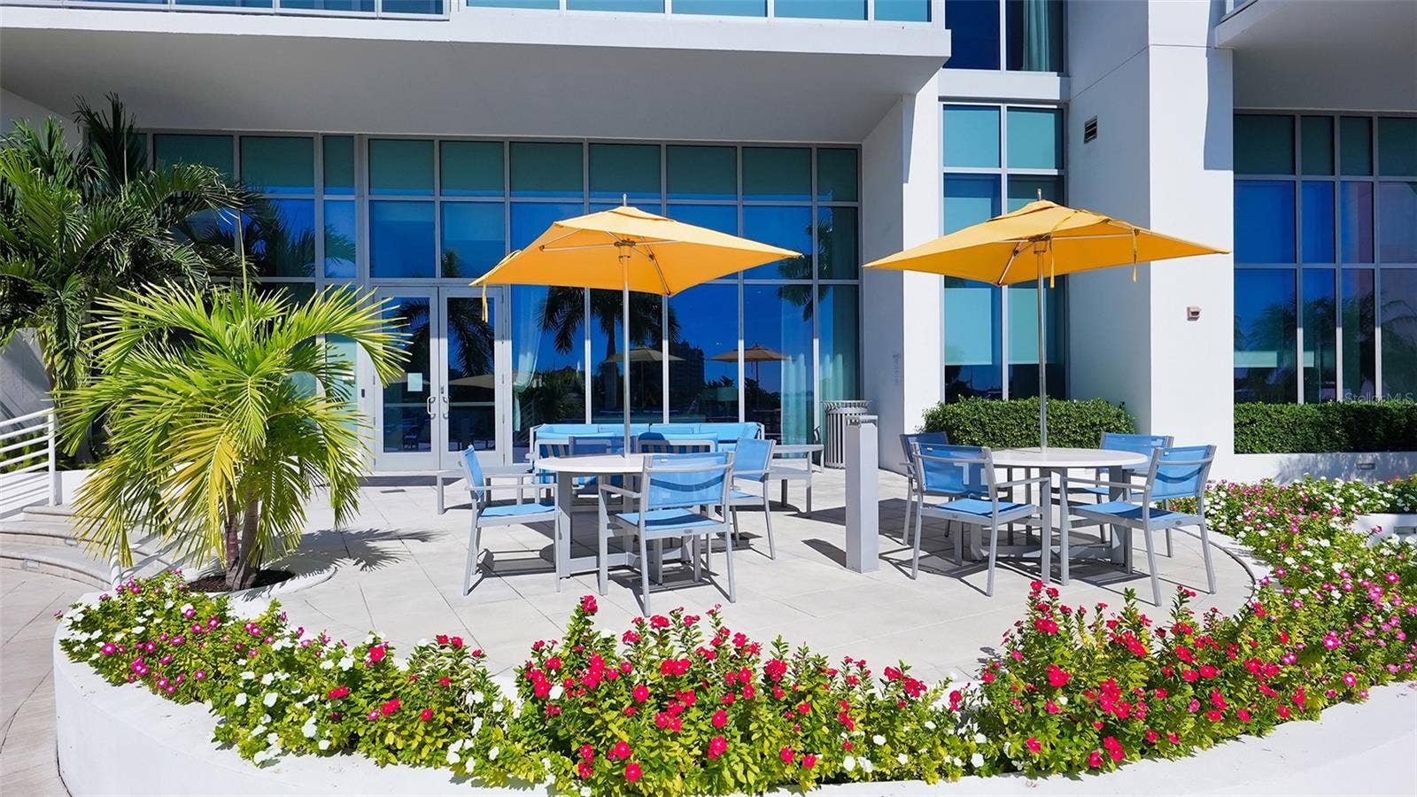 1155 N GULFSTREAM AVENUE, #207, Sarasota, FL 34236 Enjoy leisurely poolside dining, friendly card games, and relaxed gatherings in a beautiful resort-style setting.