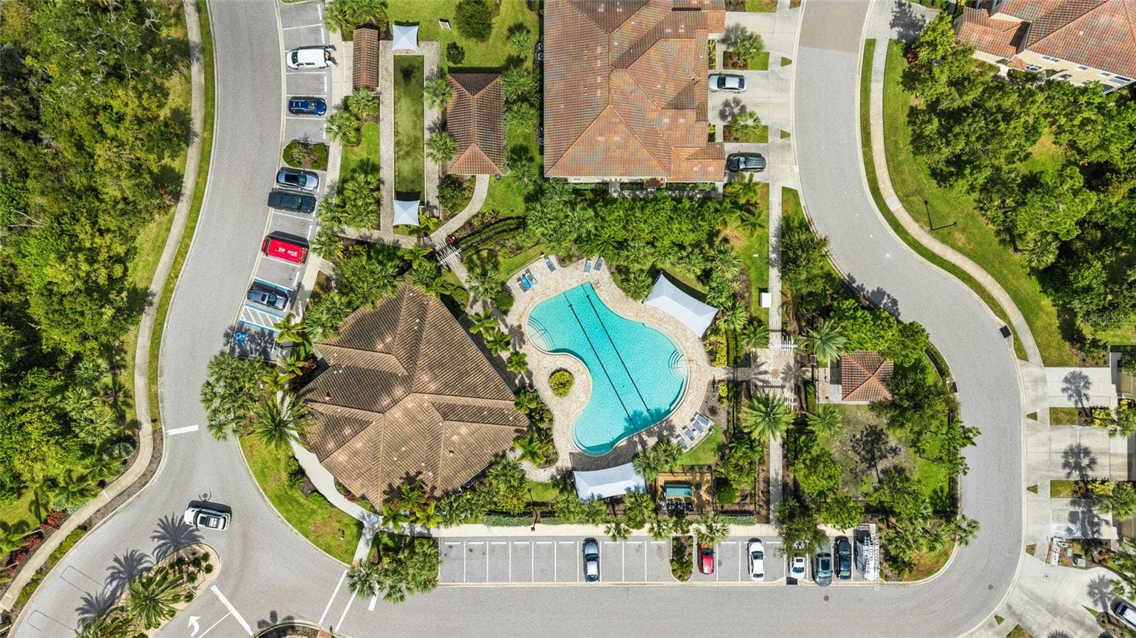 2924 ORIOLE DRIVE, Sarasota, FL 34243 Community clubhouse and pool with lap lane