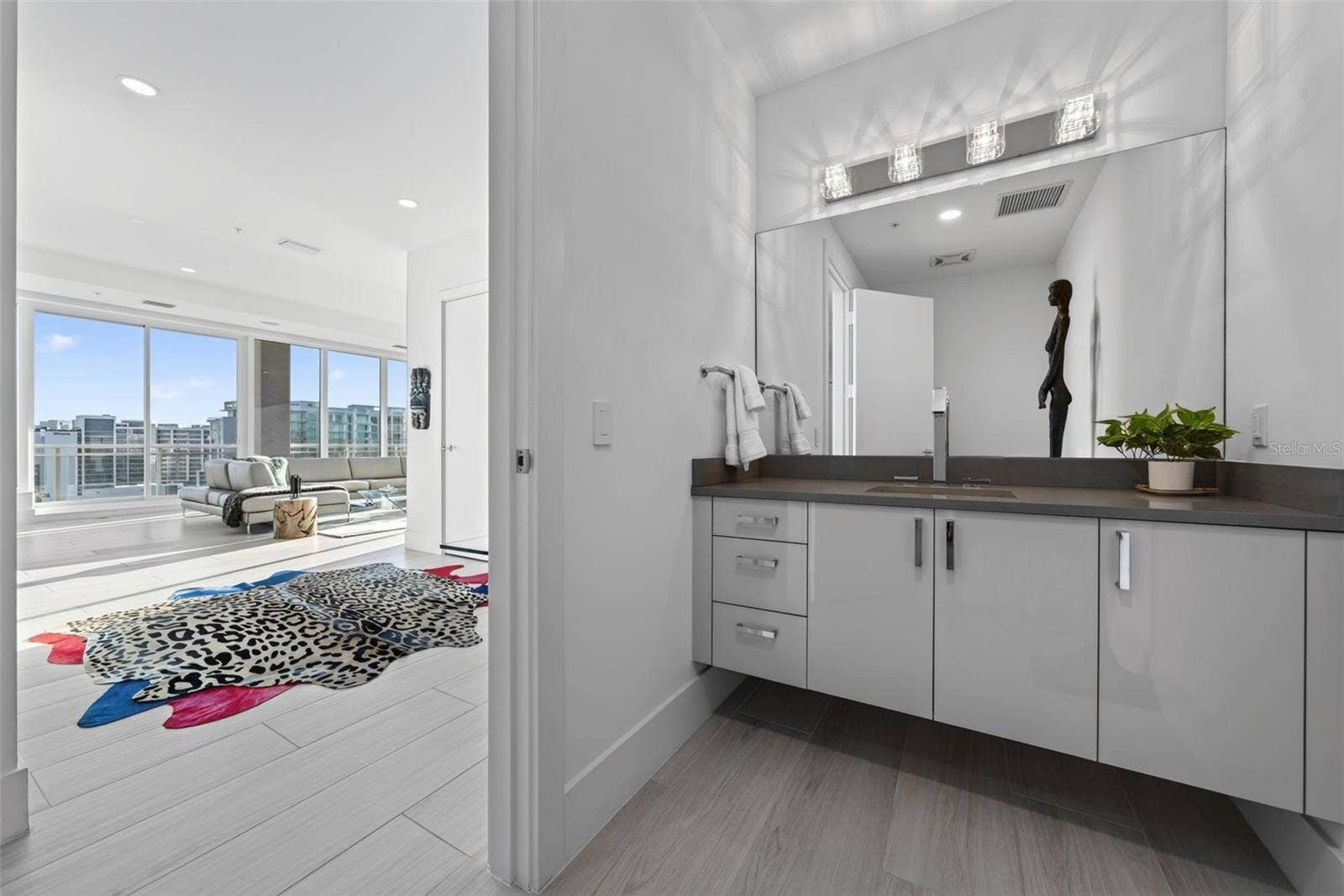 Guest Bath off Living Area