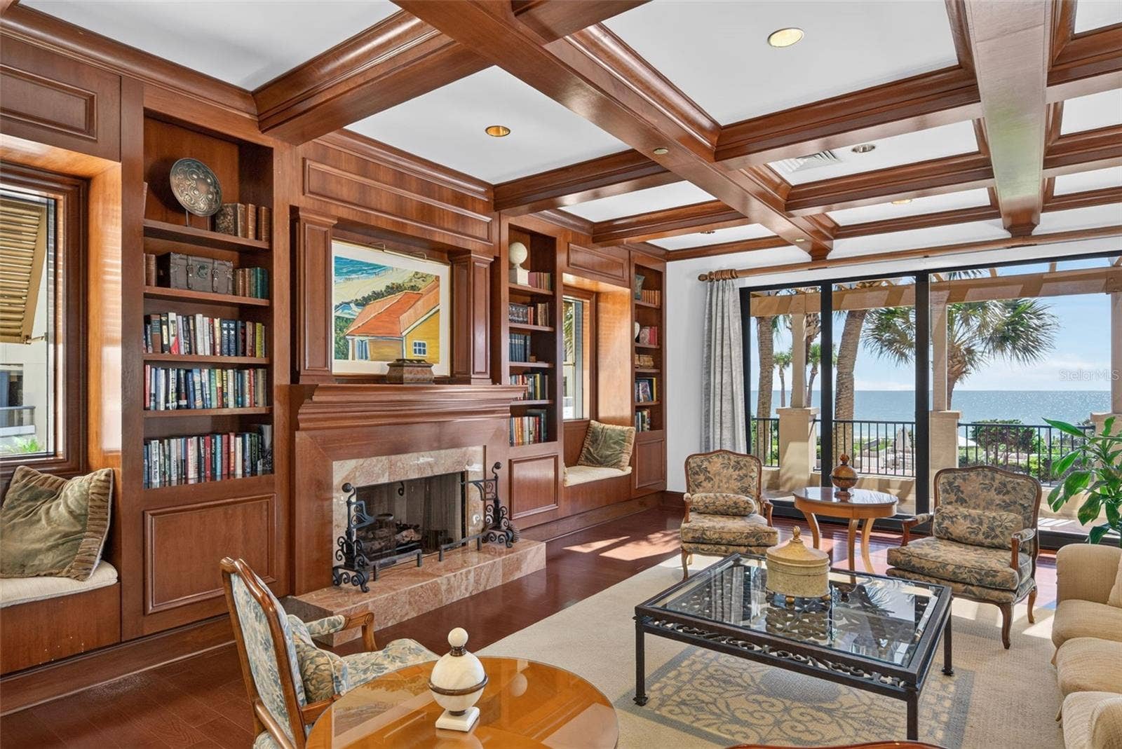 1281 GULF OF MEXICO DRIVE DRIVE, #707, Longboat Key, FL 34228 Library