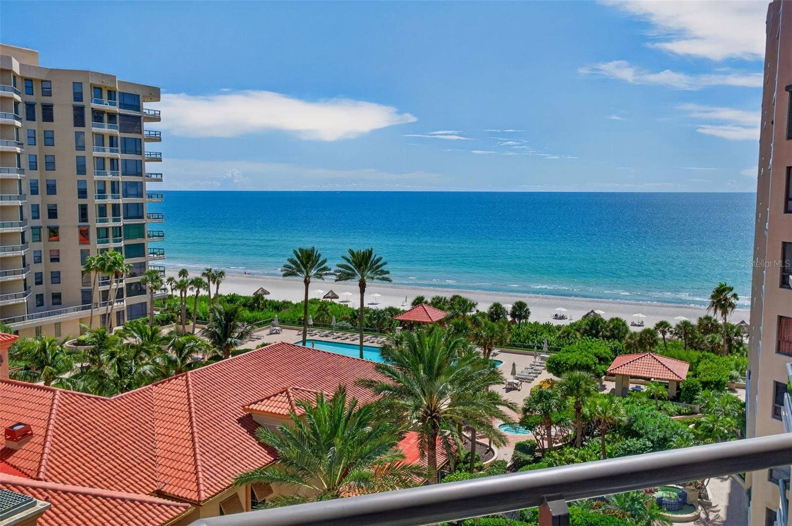 1281 GULF OF MEXICO DRIVE DRIVE, #707, Longboat Key, FL 34228 South west terrace view