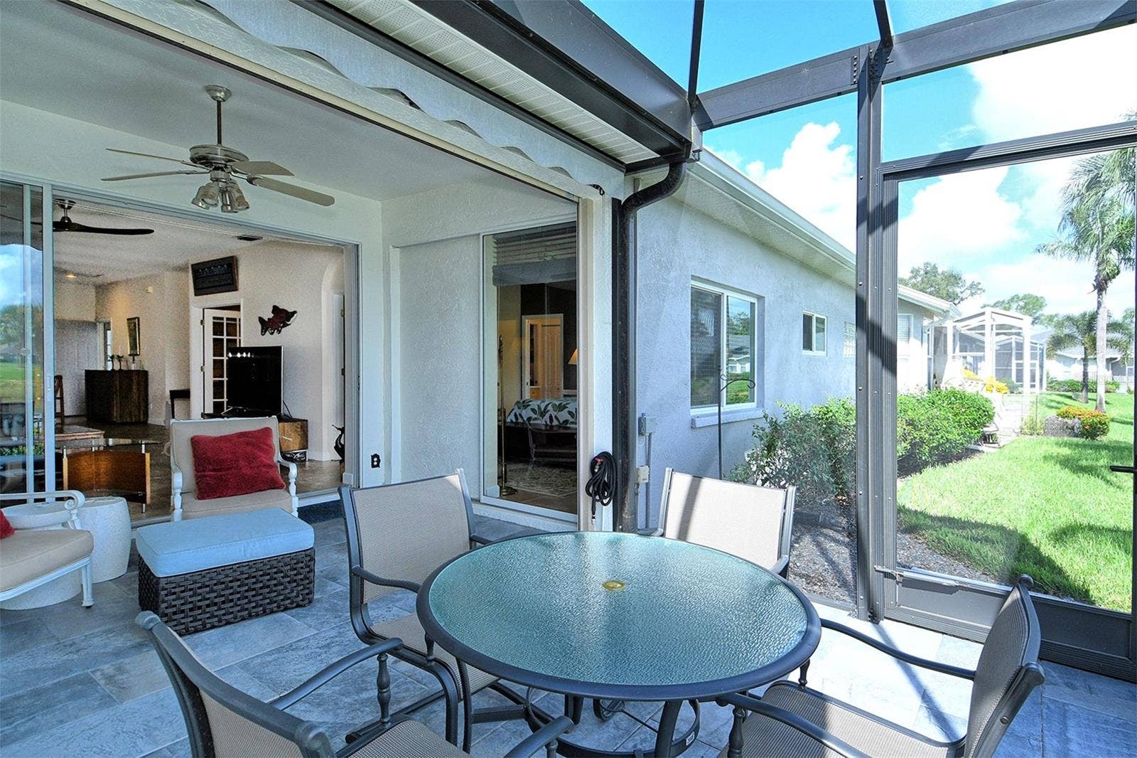 4951 CHASE OAKS DRIVE, Sarasota, FL 34241 Rear Lanai