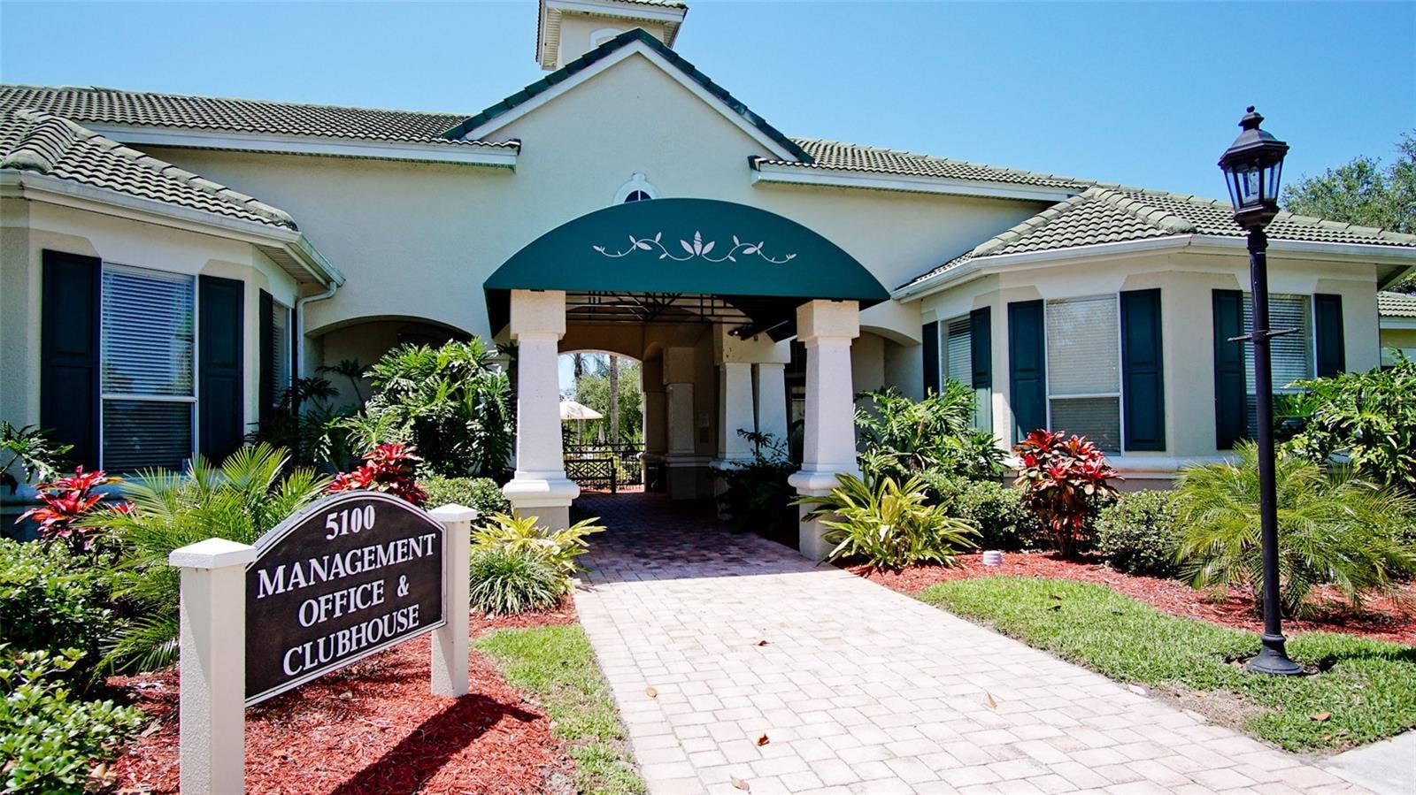 Pool and Clubhouse Entrance