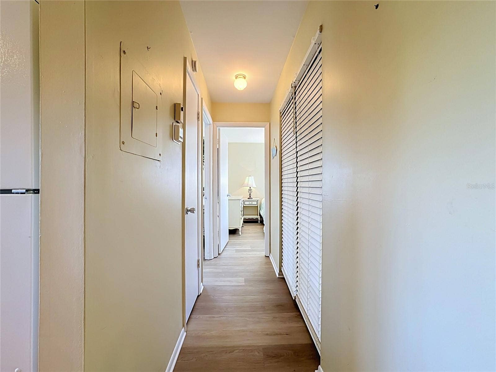 5898 17TH STREET W, #C31, Bradenton, FL 34207 Hallway With Primary Bedroom Straight Ahead