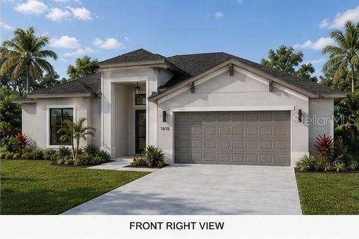 MUNCEY ROAD, #2, North Port, FL 34291 Rendering - home not yet built - Front Right view