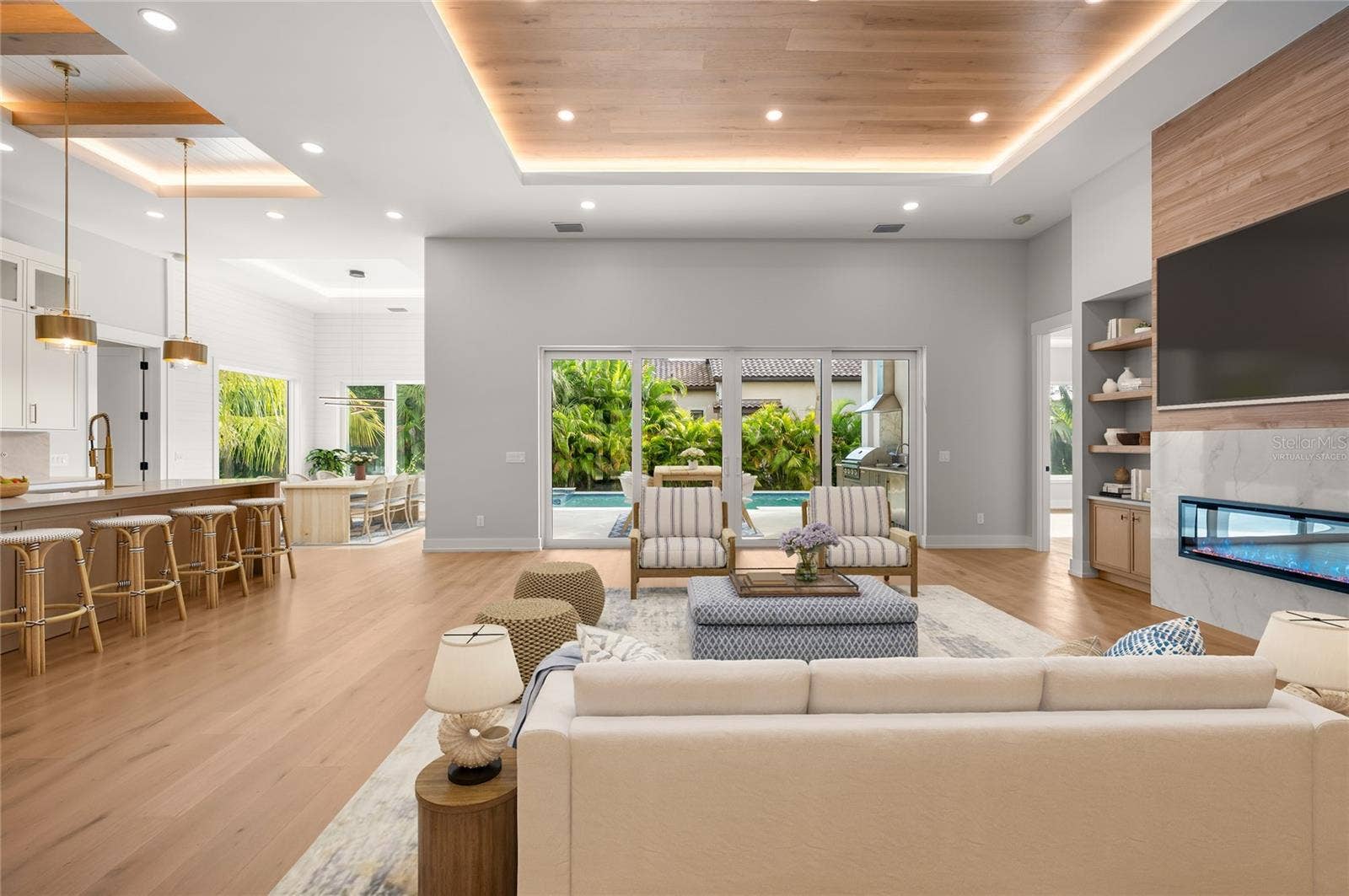 3360 BAYOU SOUND, Longboat Key, FL 34228 Virtually stagedthoughtfully designed for luxury living with expansive, open, sun-filled spaces throughout
