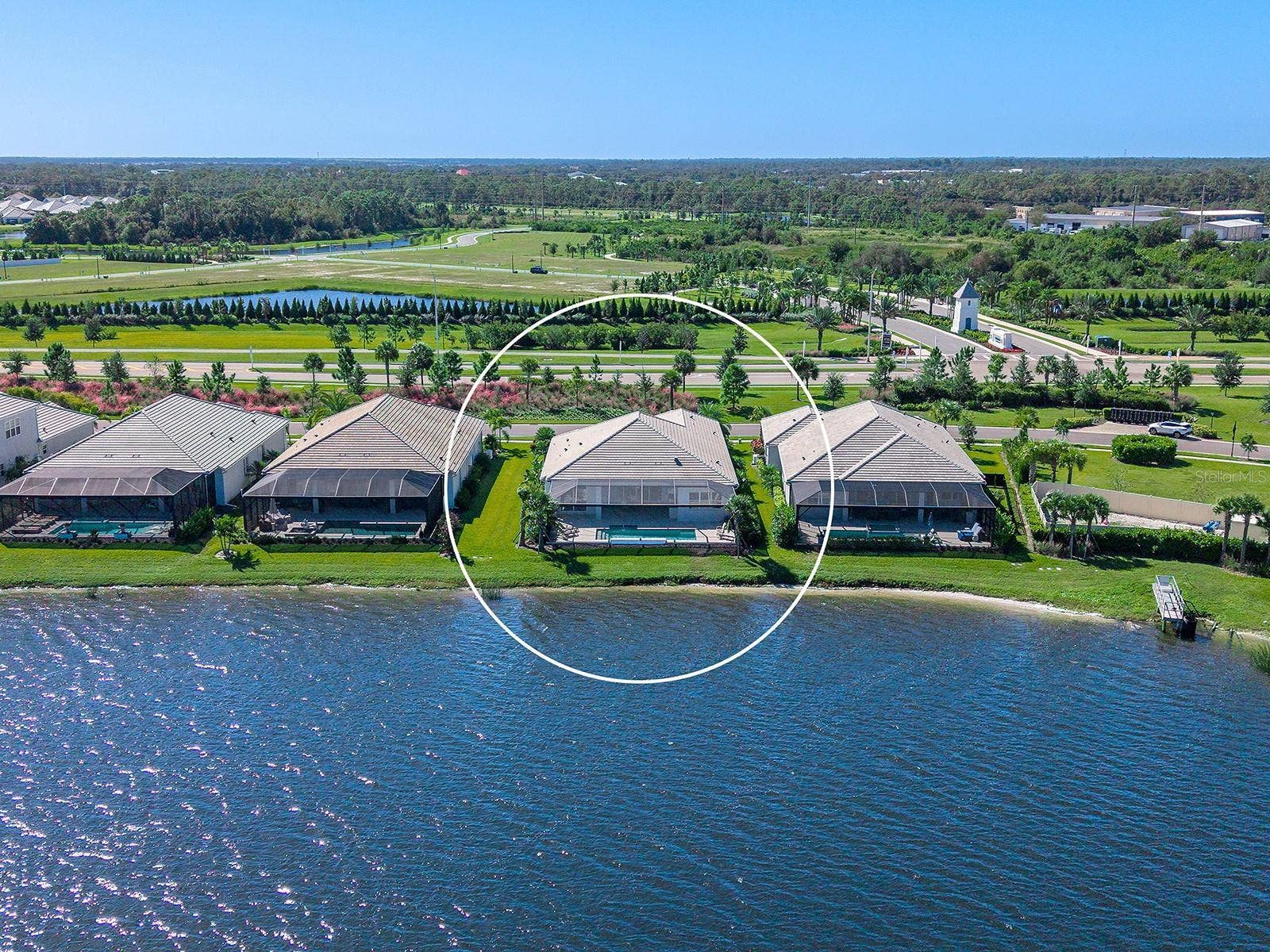 7959 WATERBEND TRAIL, Sarasota, FL 34240 No houses across the street!
