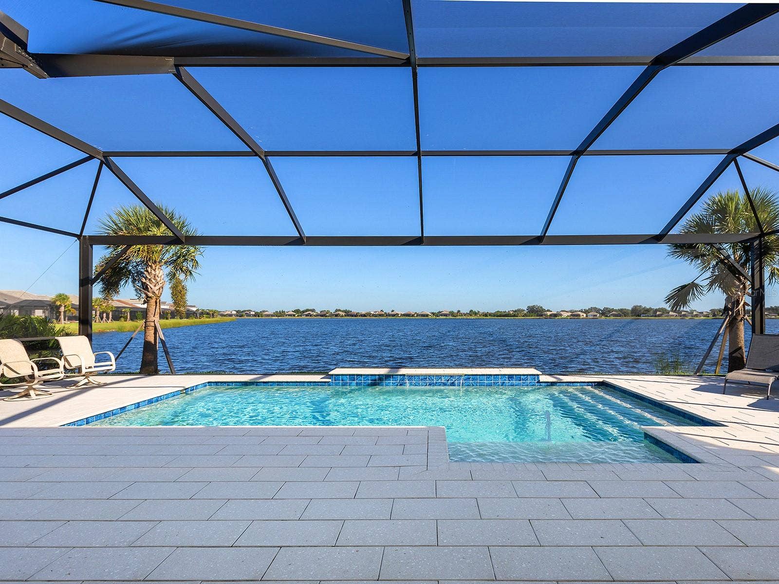 7959 WATERBEND TRAIL, Sarasota, FL 34240 50' panoramic screen enclosure