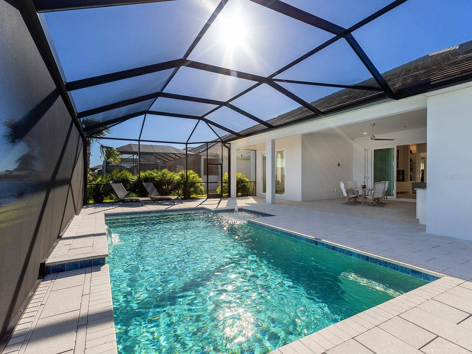 7959 WATERBEND TRAIL, Sarasota, FL 34240 Waterfall water feature