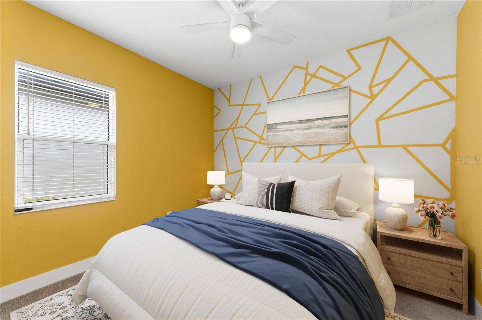 502 16TH AVE E AVENUE E, Palmetto, FL 34221 Virtually Staged Guest Bedroom