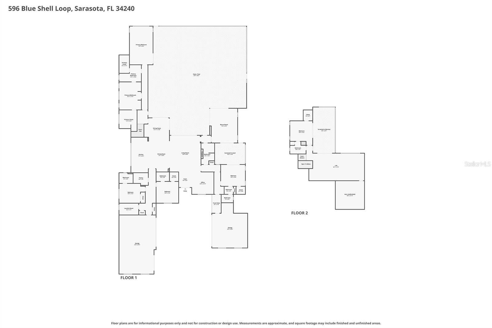 596 BLUE SHELL LOOP, Sarasota, FL 34240 596 BLUE SHELL LOOP, Sarasota, FL 34240