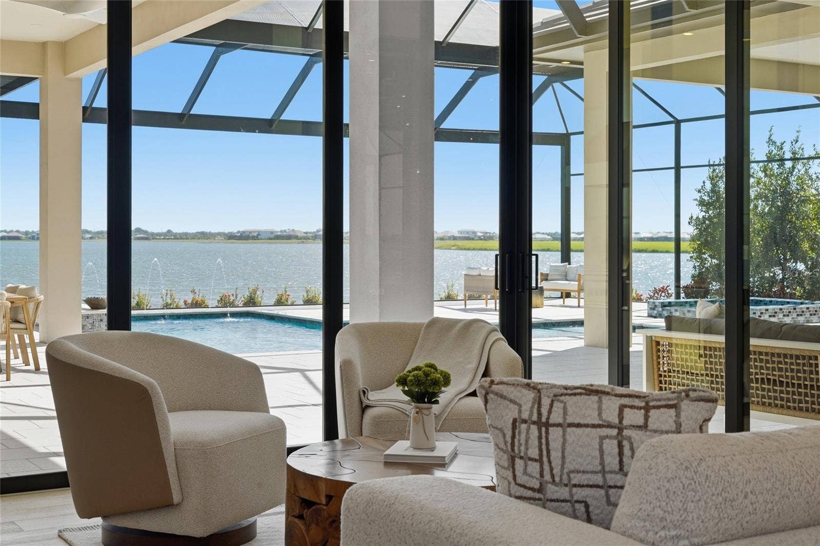 596 BLUE SHELL LOOP, Sarasota, FL 34240 Views of the lake from every angle of the main living areas