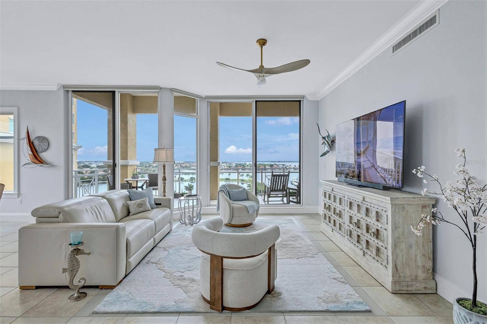 130 RIVIERA DUNES WAY, #701, Palmetto, FL 34221 Living Room