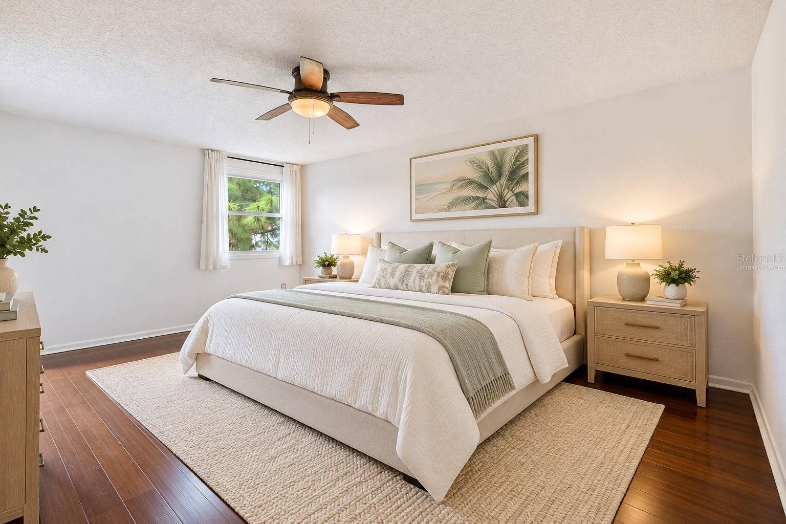 5030 MARSH FIELD ROAD, #22, Sarasota, FL 34235 Primary bedroom Virtually staged