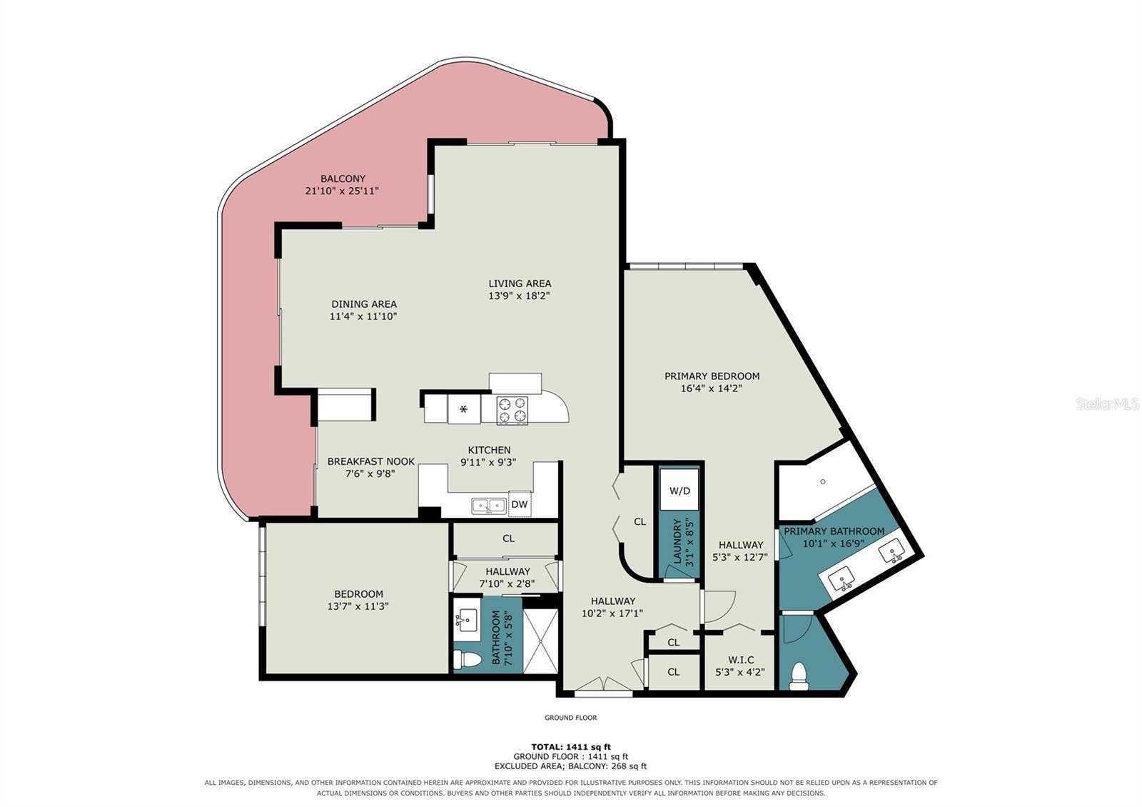 775 LONGBOAT CLUB ROAD, #304, Longboat Key, FL 34228 Floor Plan