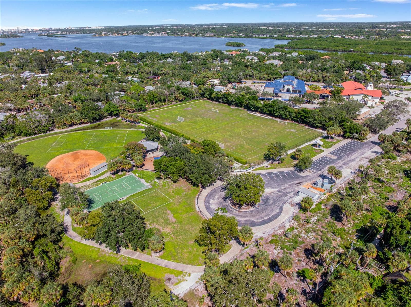 Local Siesta Key Baseball Diamond
