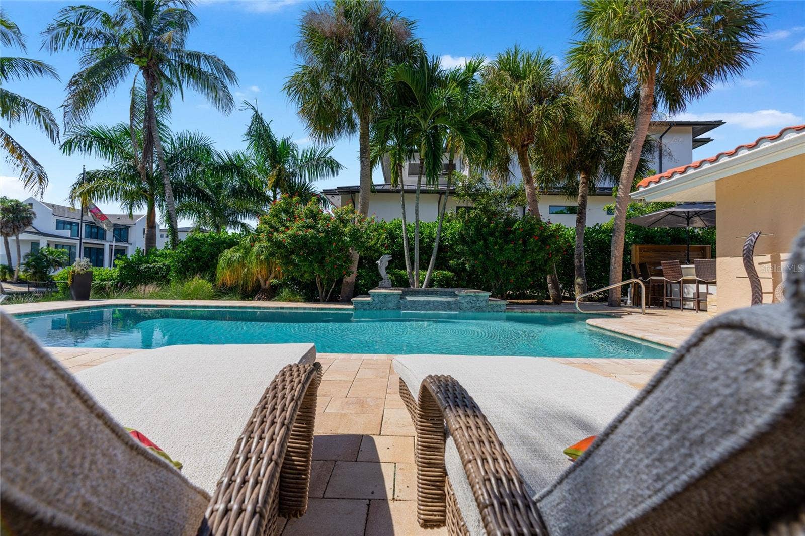 Pool Seating View, creating an inviting setting for relaxing and entertaining.