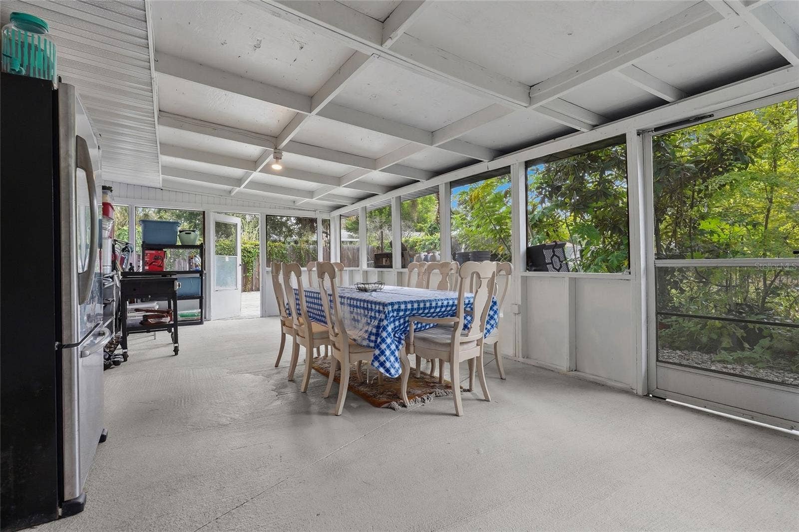 4749 DAVID AVENUE, Sarasota, FL 34234 Screened lanai for unit 4747