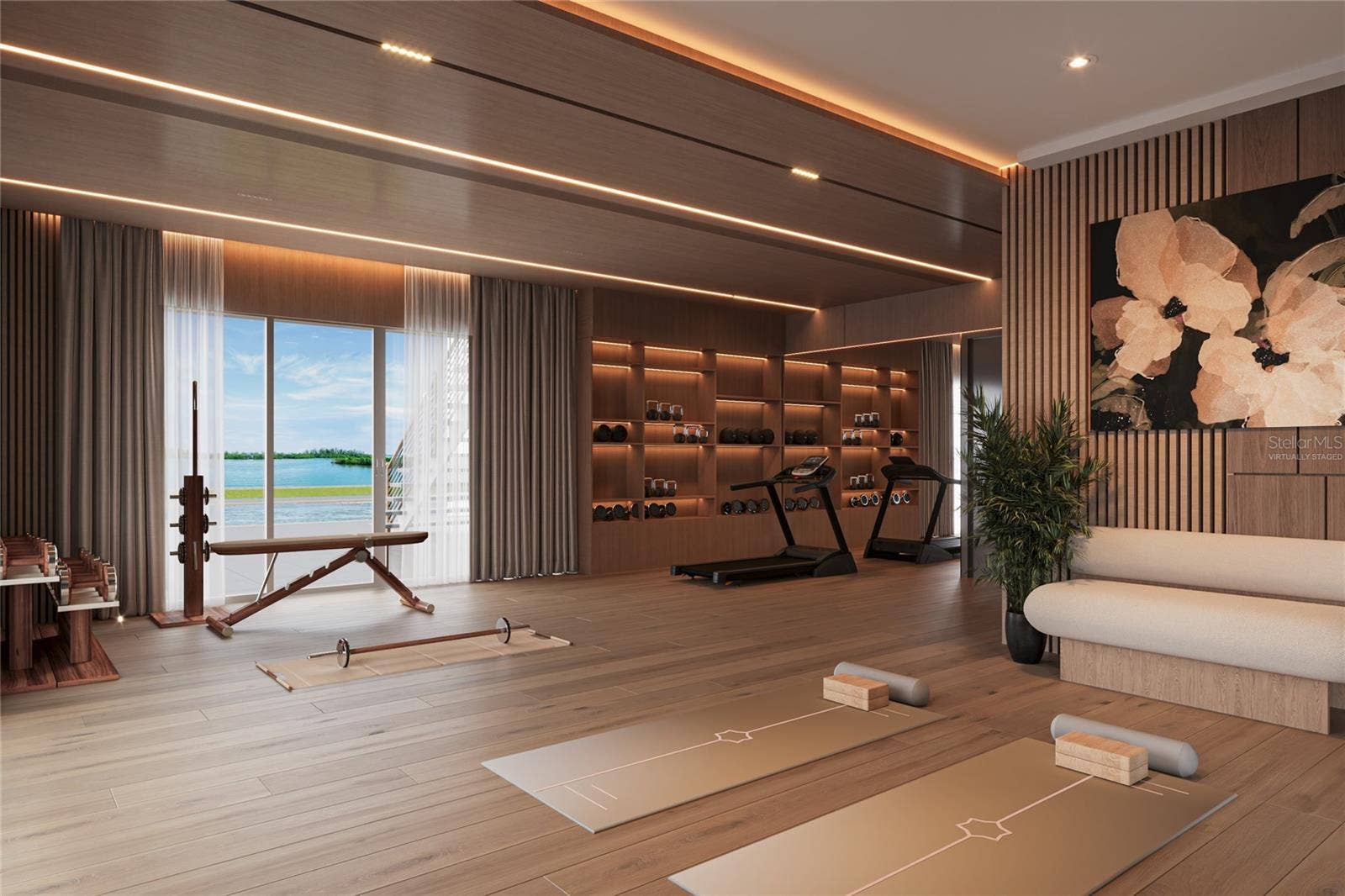 1386 TANGIER WAY, Sarasota, FL 34239 Fitness studio. Virtually staged.
