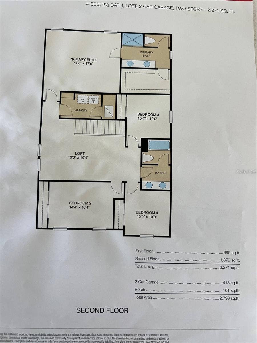 6308 MILESTONE LOOP, Palmetto, FL 34221 2ND FLOOR