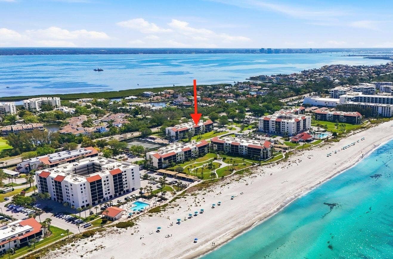 1955 GULF OF MEXICO DRIVE, #G6-407, Longboat Key, FL 34228 Gulf Front View