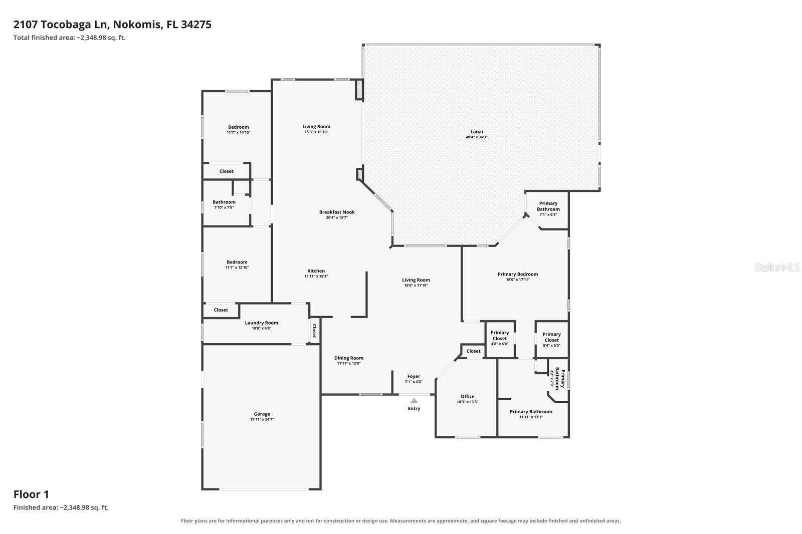 2107 TOCOBAGA LANE, Nokomis, FL 34275 2107 TOCOBAGA LANE, Nokomis, FL 34275