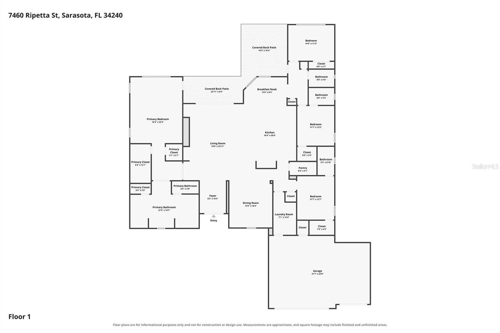 7460 RIPETTA STREET, Sarasota, FL 34240 7460 RIPETTA STREET, Sarasota, FL 34240