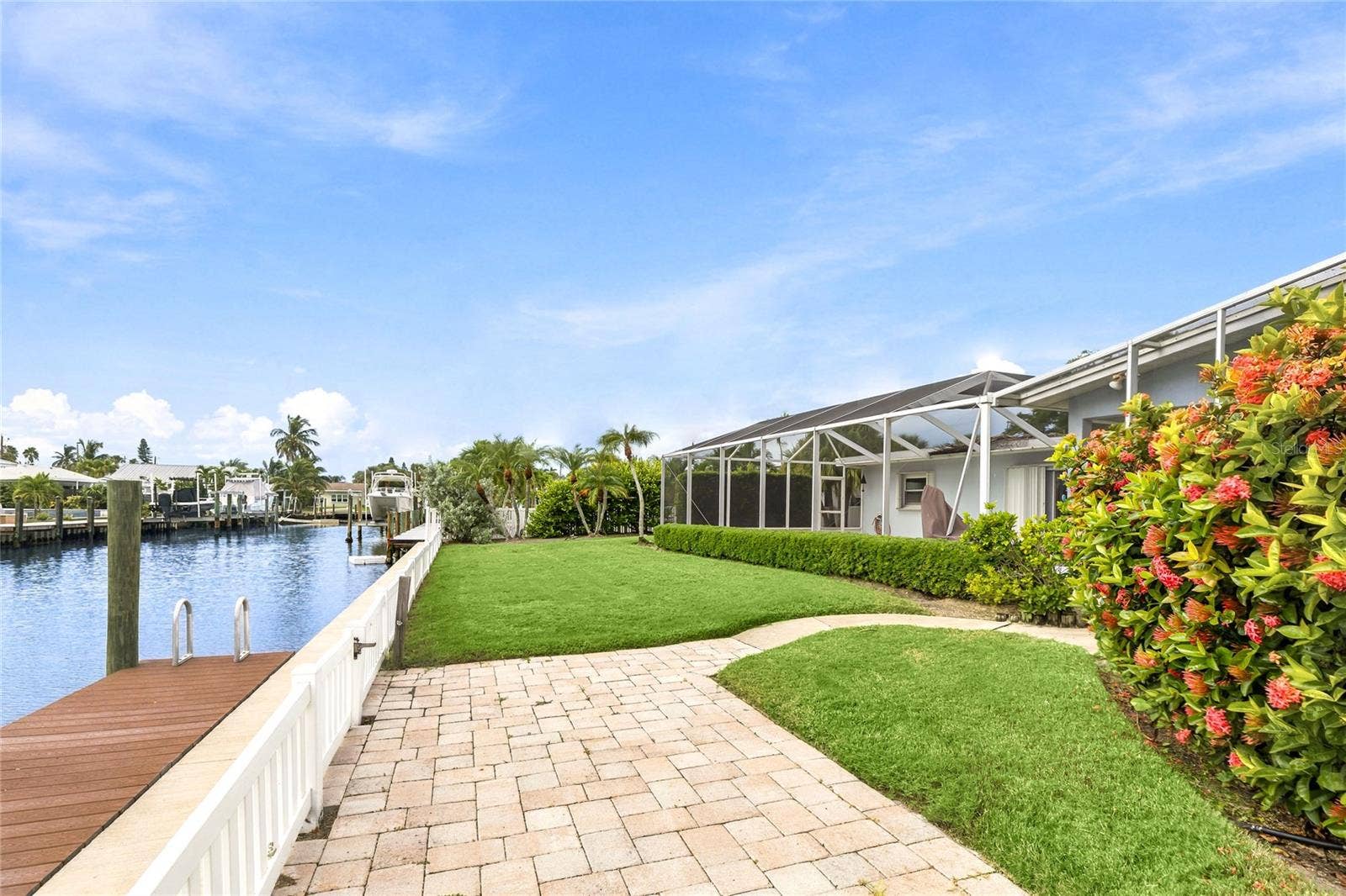 517 71ST STREET, Holmes Beach, FL 34217 Seating area next to the dock