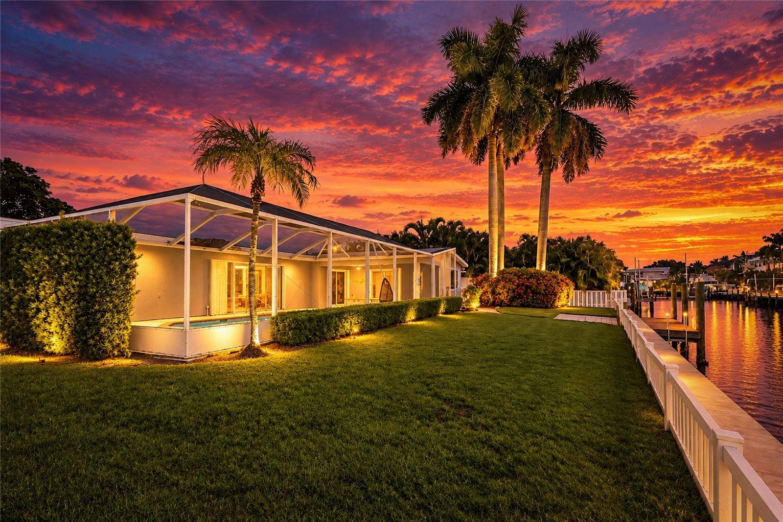 517 71ST STREET, Holmes Beach, FL 34217 Rear view along saltwater canal