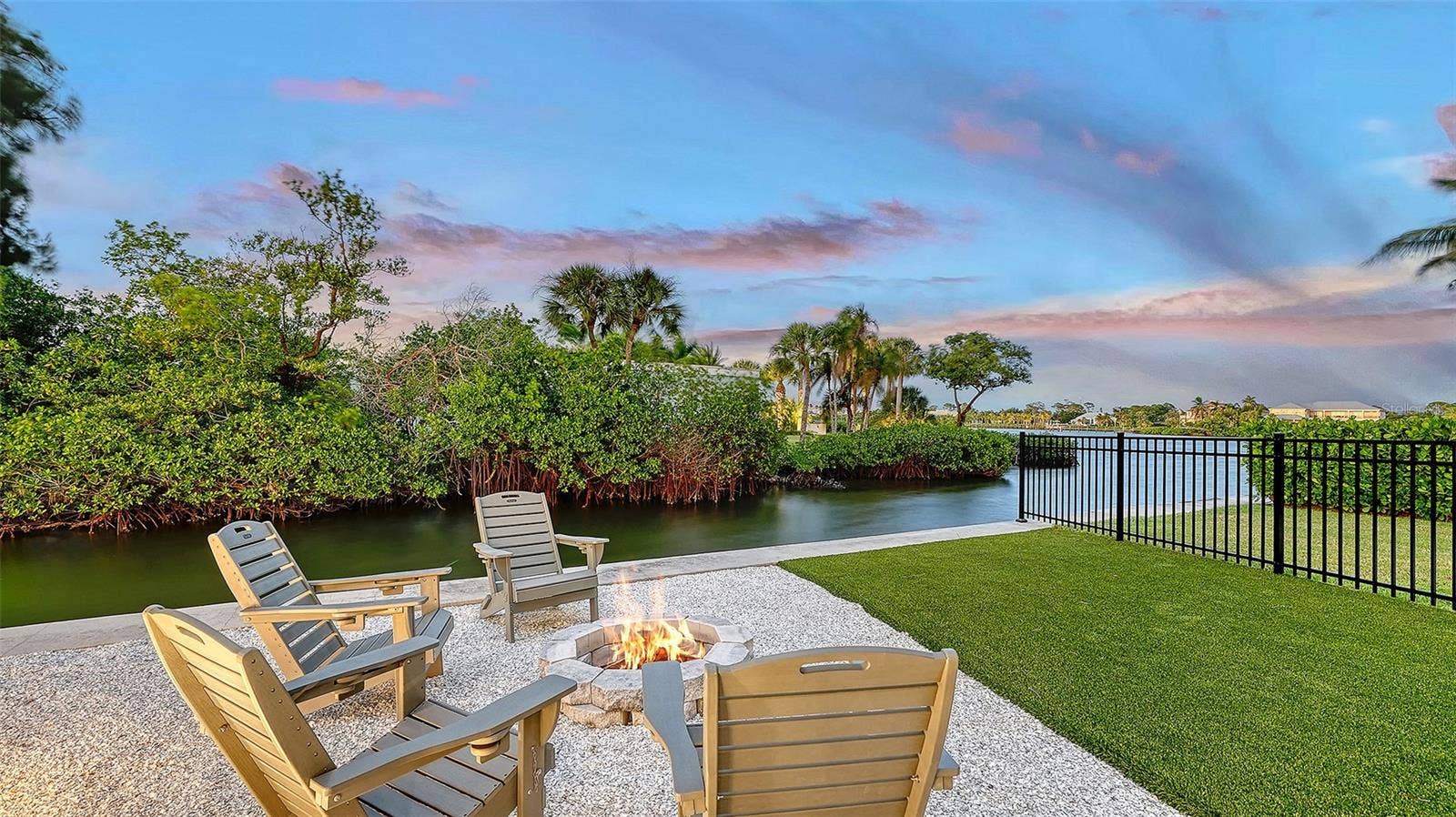 3718 SANDSPUR LANE, Nokomis, FL 34275 Waterside and fireside