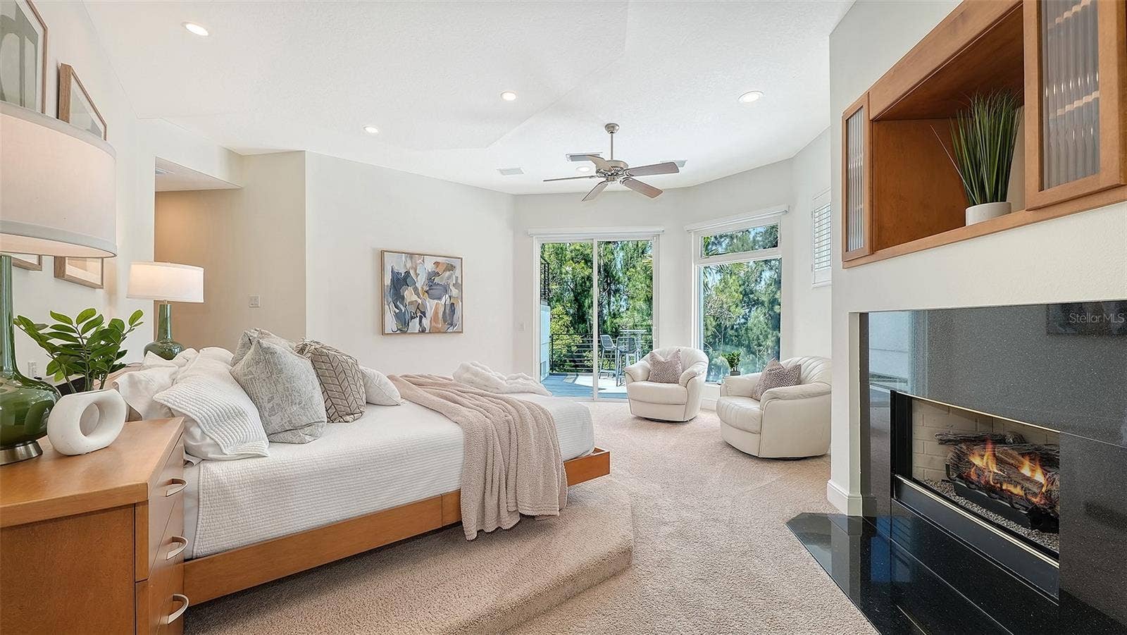 3718 SANDSPUR LANE, Nokomis, FL 34275 Primary bedroom provides suite dreams