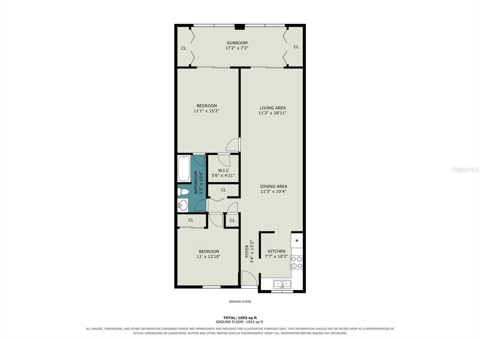 3785 LAKE BAYSHORE DRIVE, #H-405, Bradenton, FL 34205 Floorplan