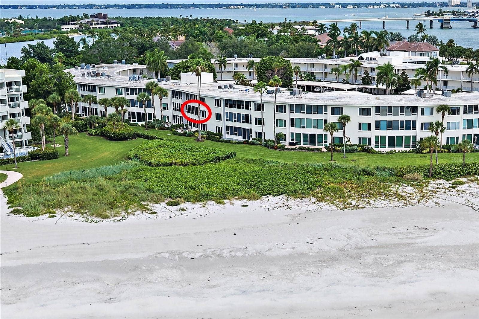100 SANDS POINT ROAD, #219, Longboat Key, FL 34228 219 looking from the water